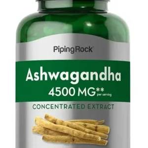 Ashwagandha Root Extract 4500 mg 120 Veg Capsules
